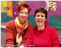 Carol Hedges and Laura meet...