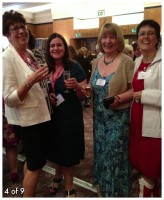 Celia, Vanessa, Jan and Laura. 4 of 9 Romaniacs