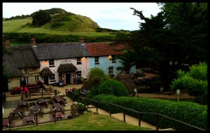 The Smugglers Inn, Osmington Mills, Weymouth, where Gaitman and I had our wedding reception. Declan and Kate spend the night here.