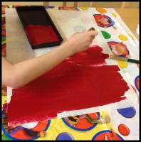 Painting the stick-backed palstic