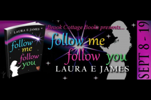 The beautiful book tour banner from Brook Cottage Books