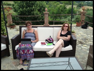 Arte Umbria 2013, with Celia & Sue